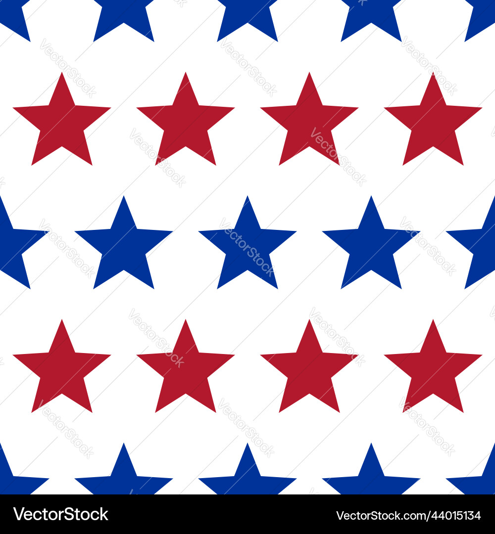 Horizontal rows with stars seamless pattern Horizontal rows with stars seamless pattern Vector Image