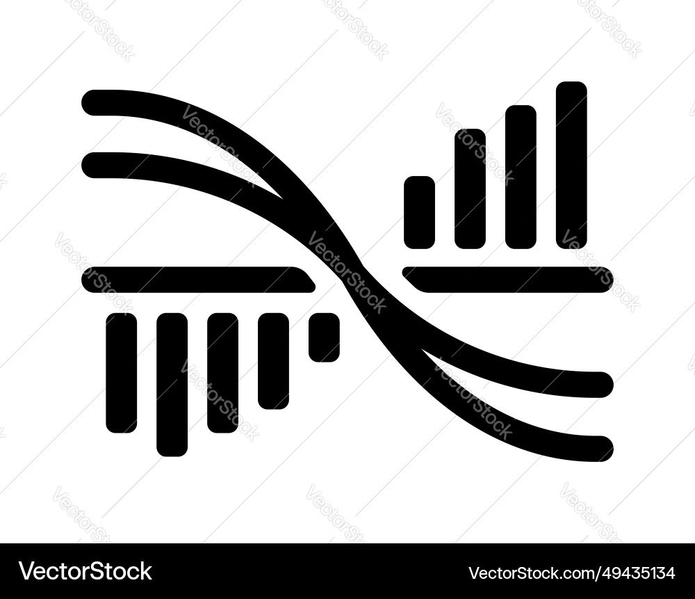 Macd moving average convergence divergence icon Macd moving average convergence divergence icon Vector Image