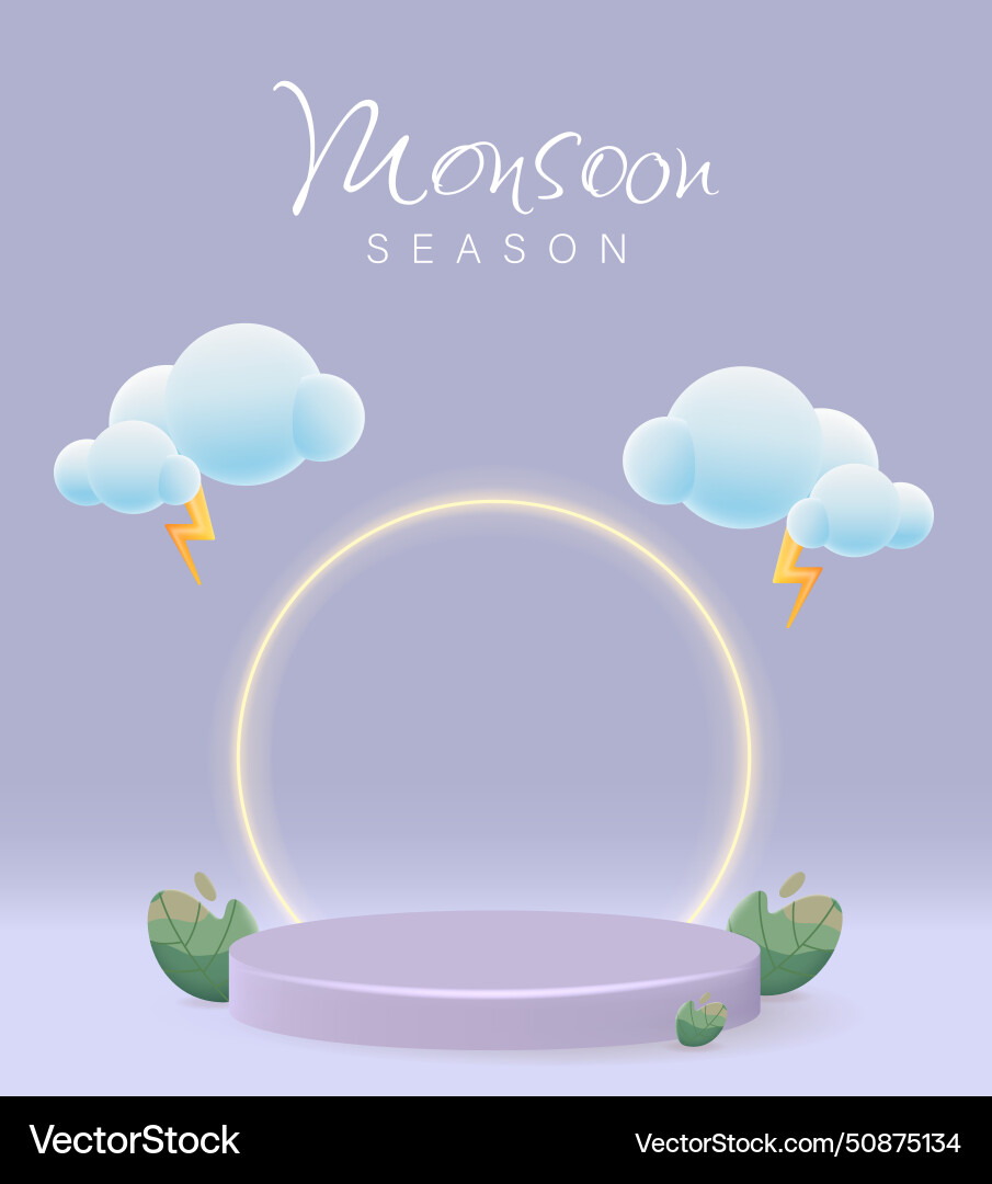 Monsoon Saison Verkauf Monsoon Saison Verkauf vektorbild
