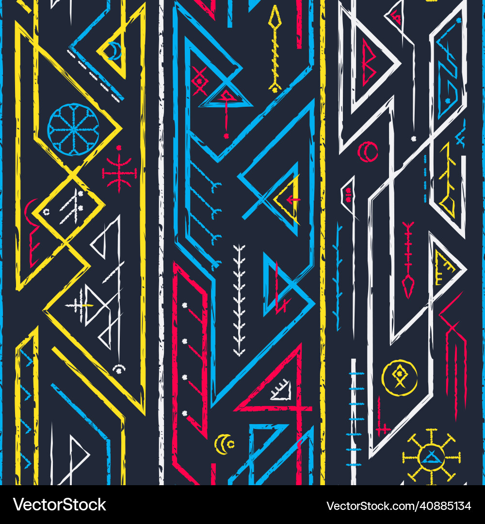 Scandinavian seamless pattern Royalty Free Vector Image