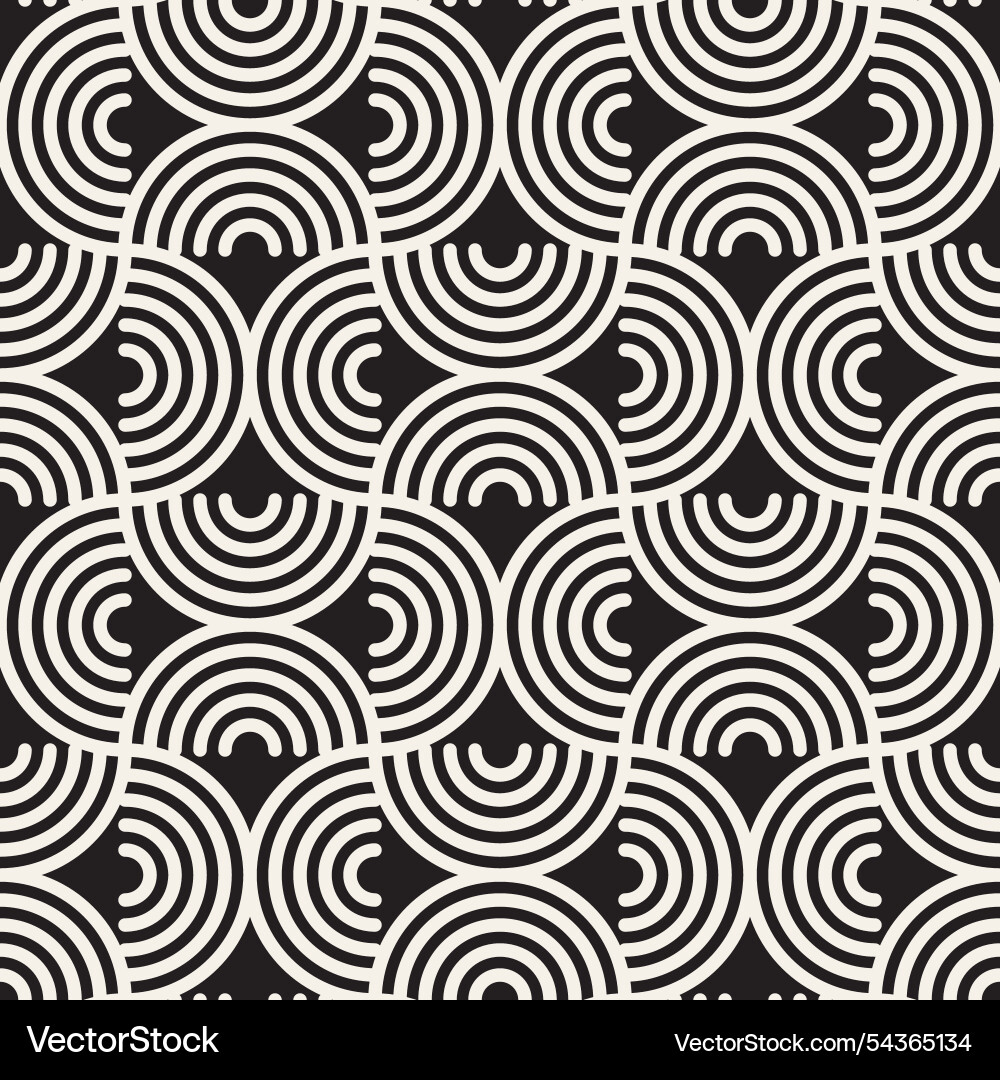 Seamless pattern repeating geometric elements Seamless pattern repeating geometric elements vector image