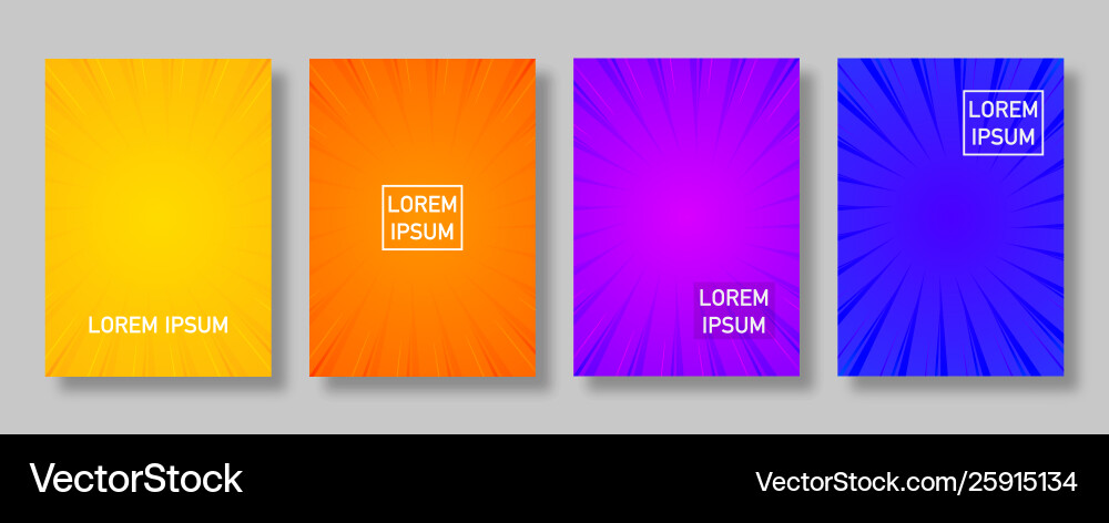 Set geometric pattern background design Set geometric pattern background design Vector Image