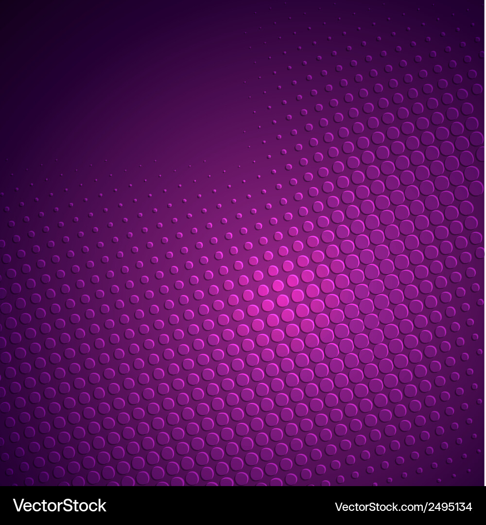 Violet Halftone Pattern Background Vector Image