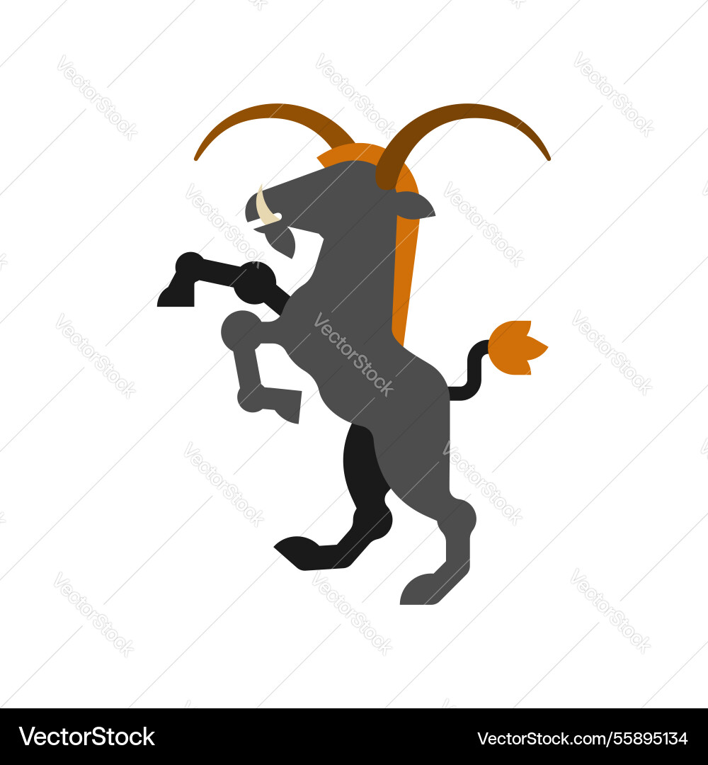 Yale heraldic Tier fantastische Bestie Monster Yale heraldic Tier fantastische Bestie Monster vektorbild