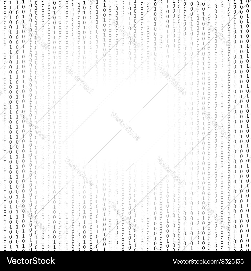 Binary code background Vector Image