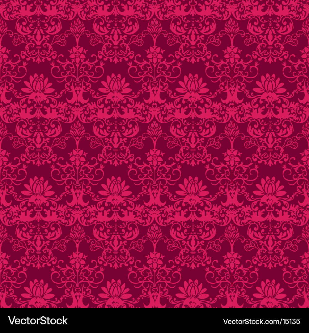 Elegant Damask Pattern Vector Image