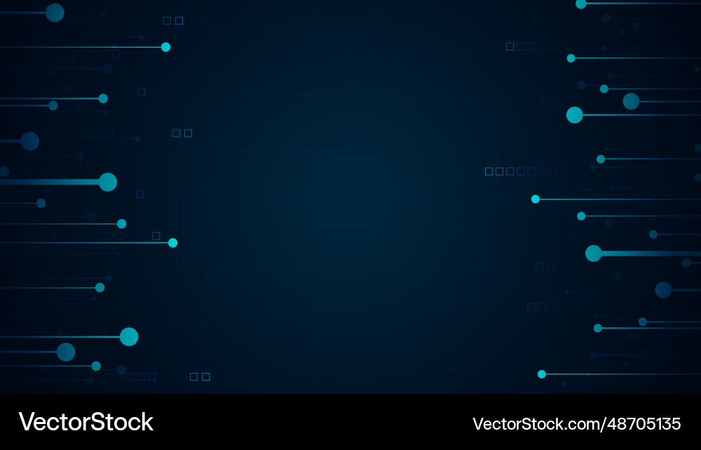 Hi-tech digital data abstract design Vector Image