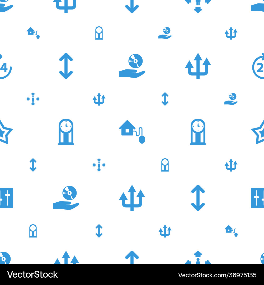 Interface icons pattern seamless white background vector image
