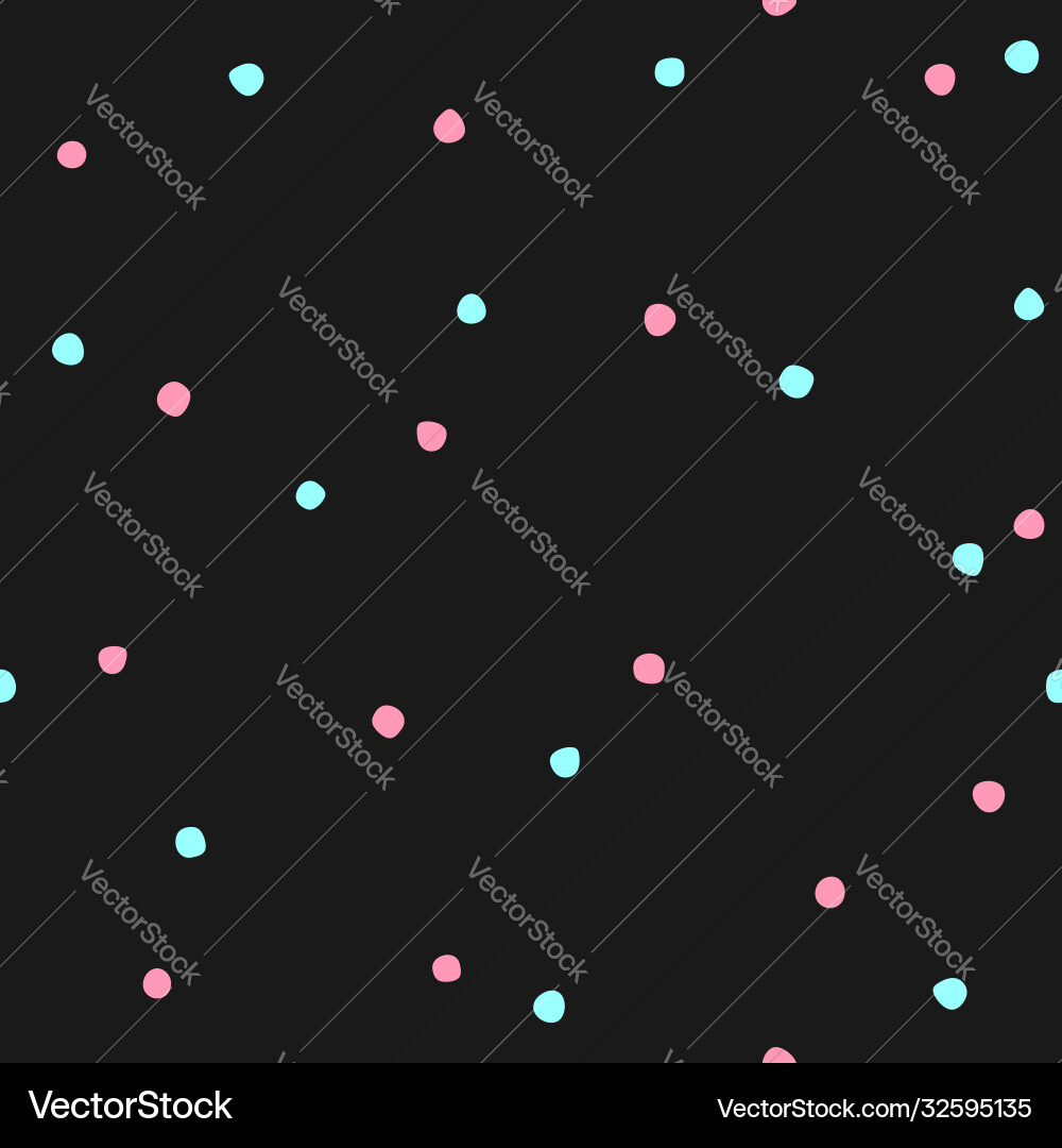 Seamless pattern with scattered small round spots vector image
