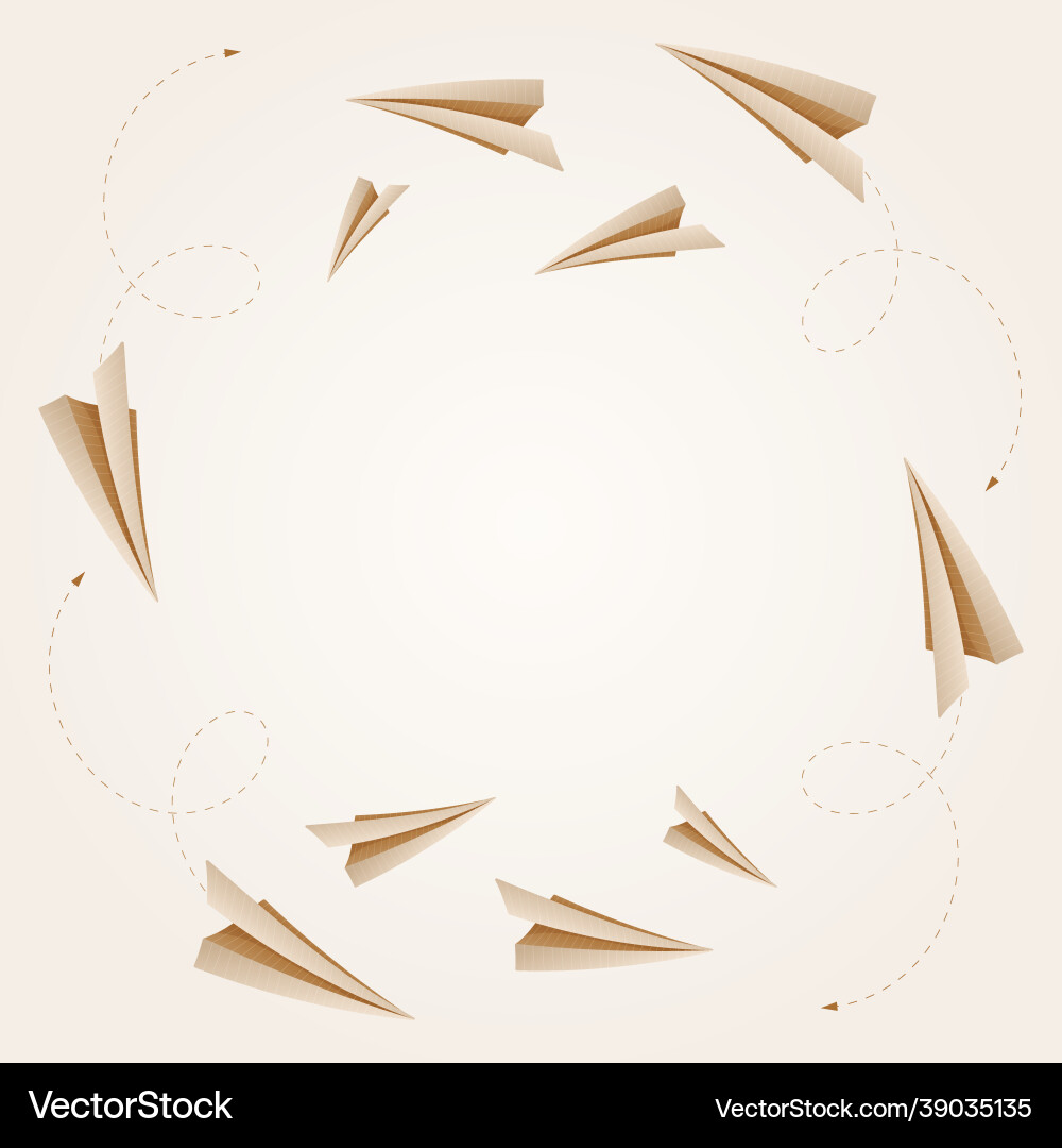 Template for background with frame from origami Template for background with frame from origami Vector Image