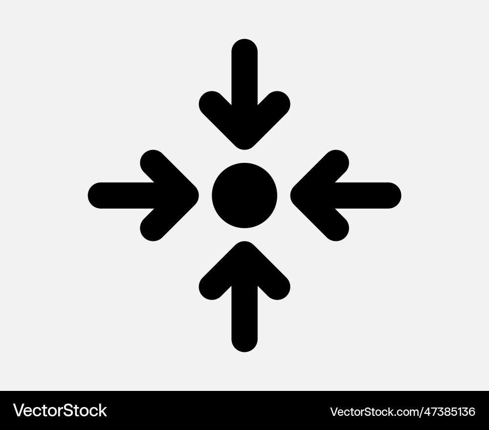 Assembly Point Icon - Emergency Vector Image