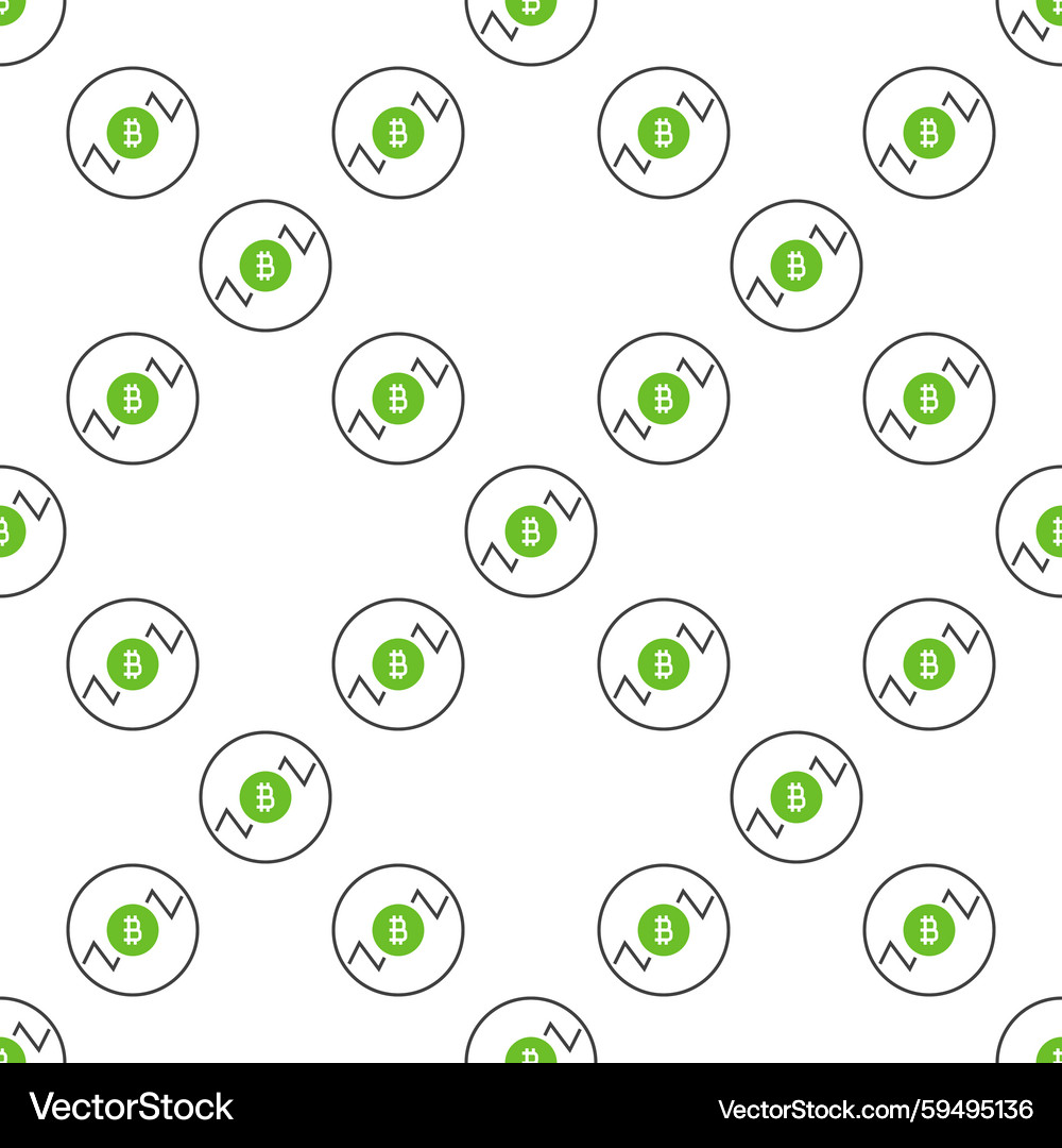 Bitcoin Crypto Trading Pattern – Royalty-Free Vector | VectorStock