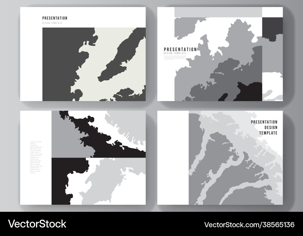 Layout presentation slides design Layout presentation slides design vector image