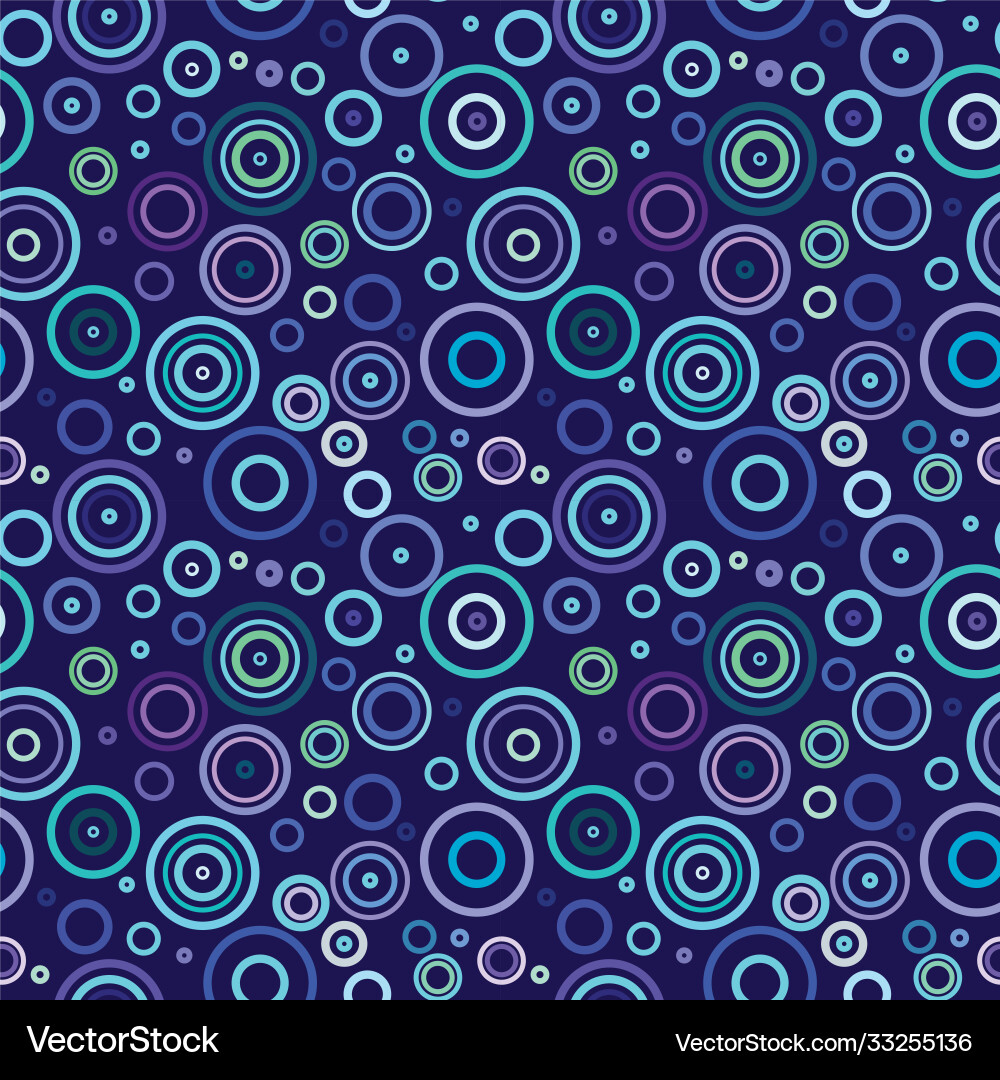 Seamless repeat pattern with circles Vector Image