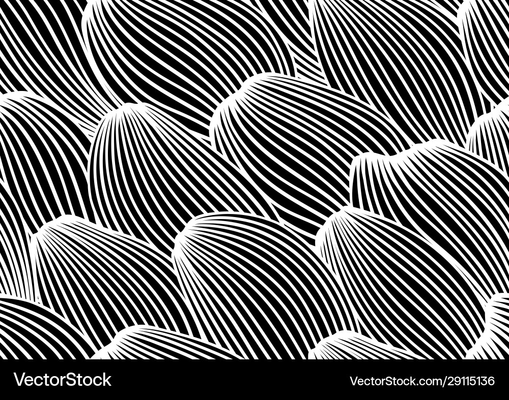 Seamless wave pattern background with sea river Vector Image