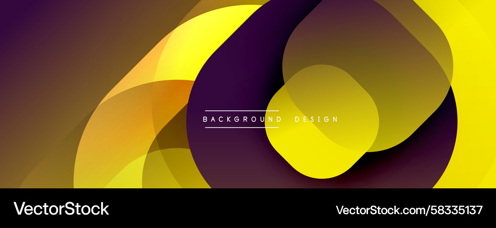 Abstract colorful layers create dynamic visual Abstract colorful layers create dynamic visual Vector Image