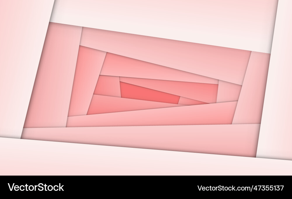 Pink gradient overlapping in paper style Pink gradient overlapping in paper style vector image