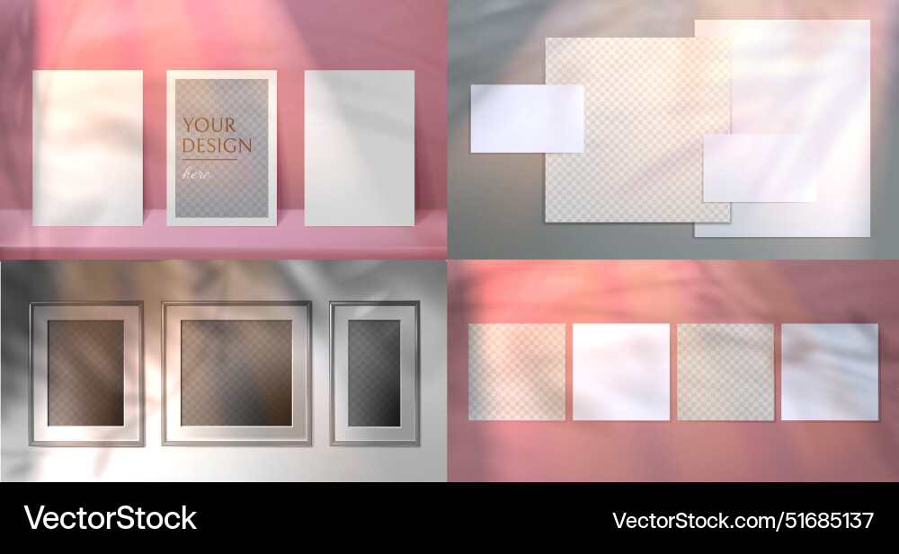 Realistischer Kartenrahmen oder Papierblatt-Mockup Realistischer Kartenrahmen oder Papierblatt-Mockup vektorbild
