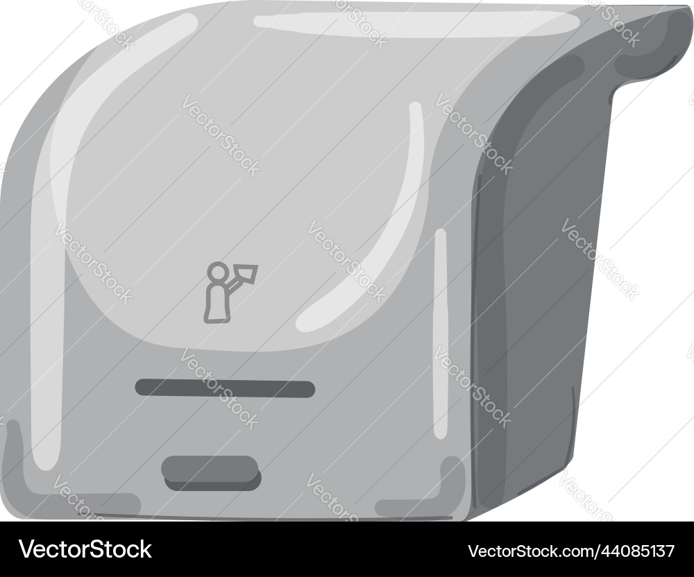 Trockner Ikone Cartoon Haarblase Trockner Ikone Cartoon Haarblase vektorbild