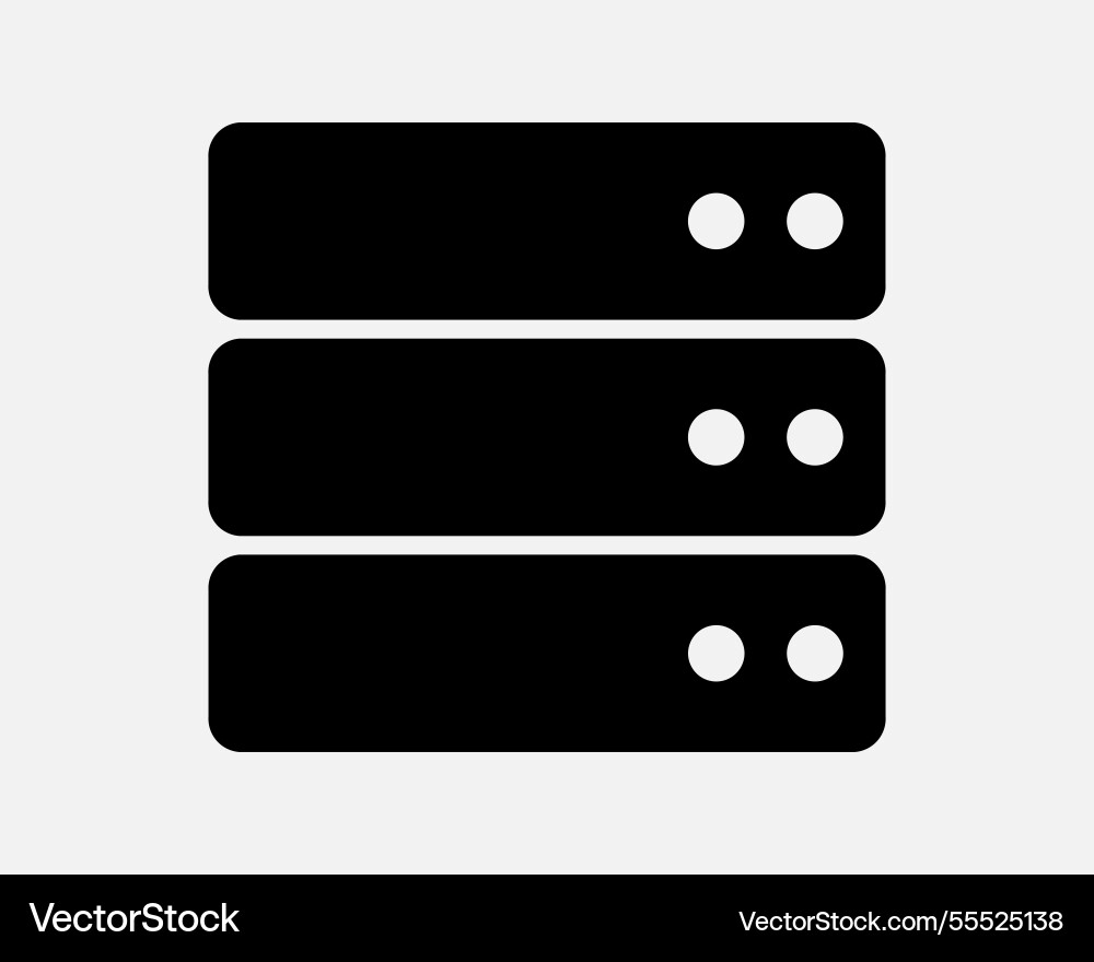 Data server icon Data server icon vector image