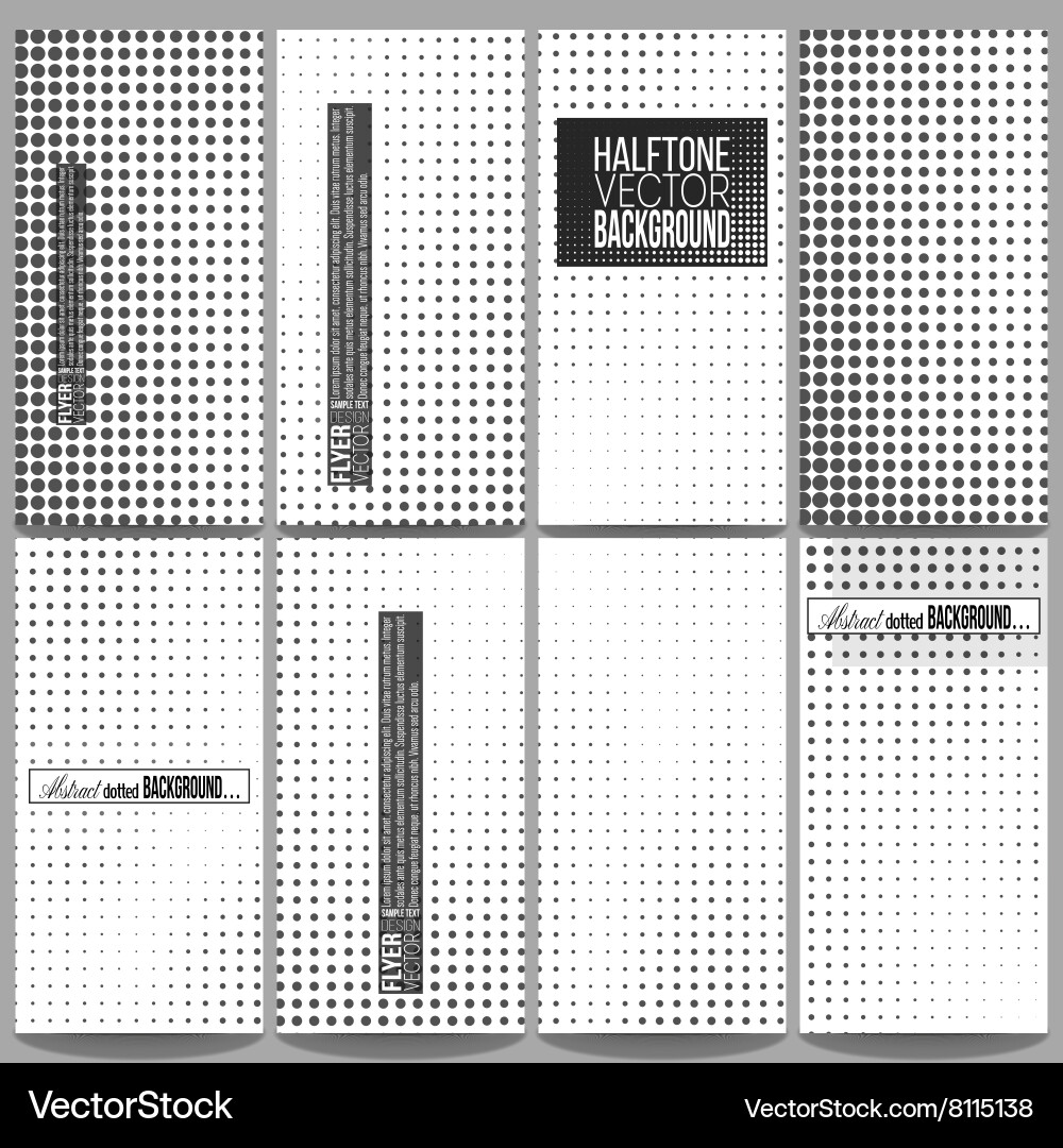 Halftone Dot Pattern Background Vector Image