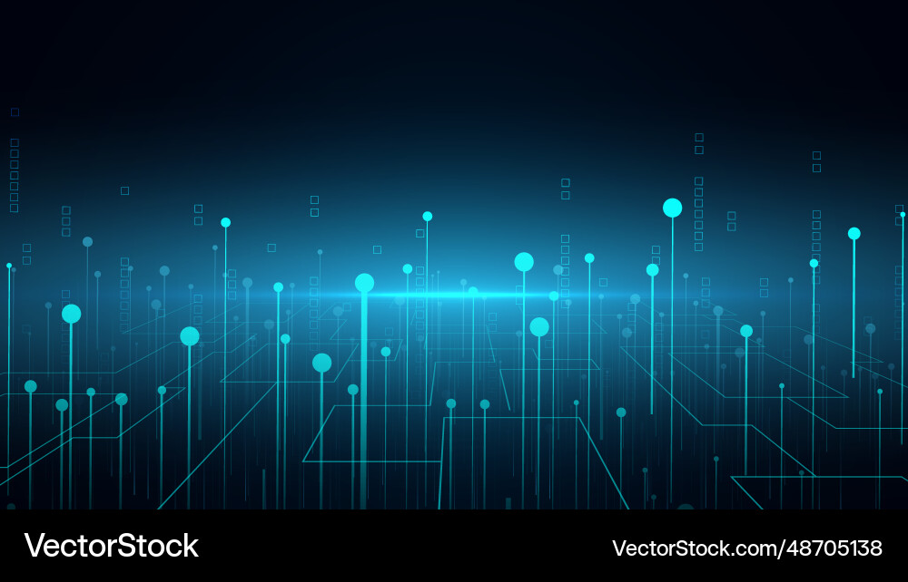 Hi-tech digital data abstract design Hi-tech digital data abstract design vector image
