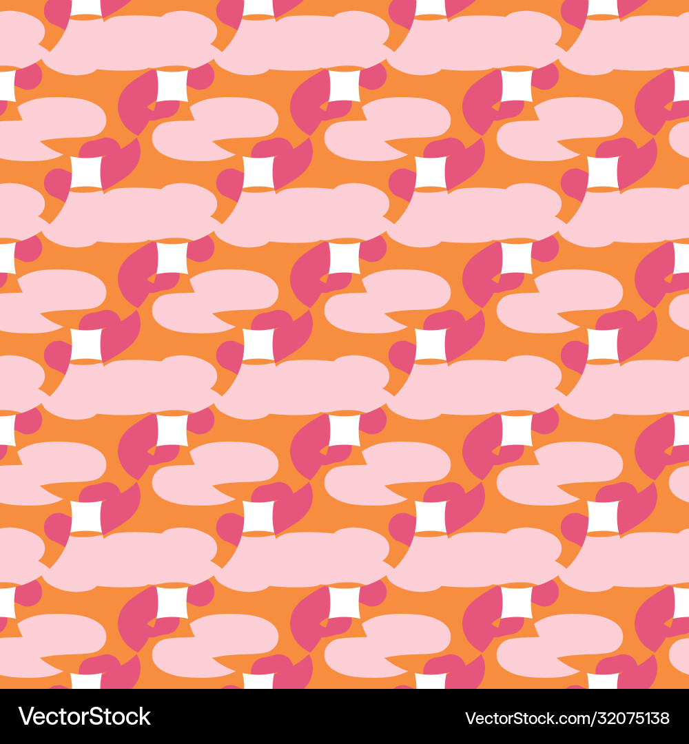 Light pink pattern with magic elements abstract Vector Image
