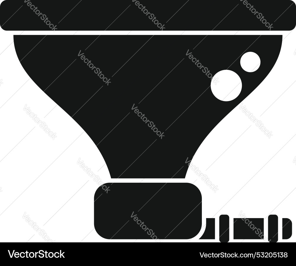 Smart farm sensor for precise irrigation icon Smart farm sensor for precise irrigation icon vector image