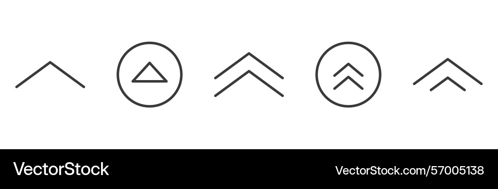 Swipe up Symbol Pfeil Taste ui Scroll Symbol Swipe up Symbol Pfeil Taste ui Scroll Symbol vektorbild