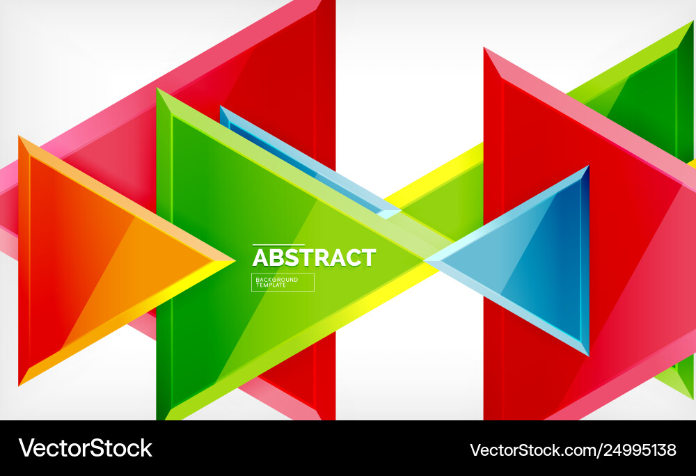 Triangular low poly background design Triangular low poly background design vector image