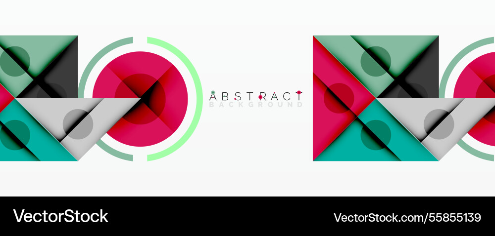 Geometric abstract design with layered triangles Geometric abstract design with layered triangles Vector Image