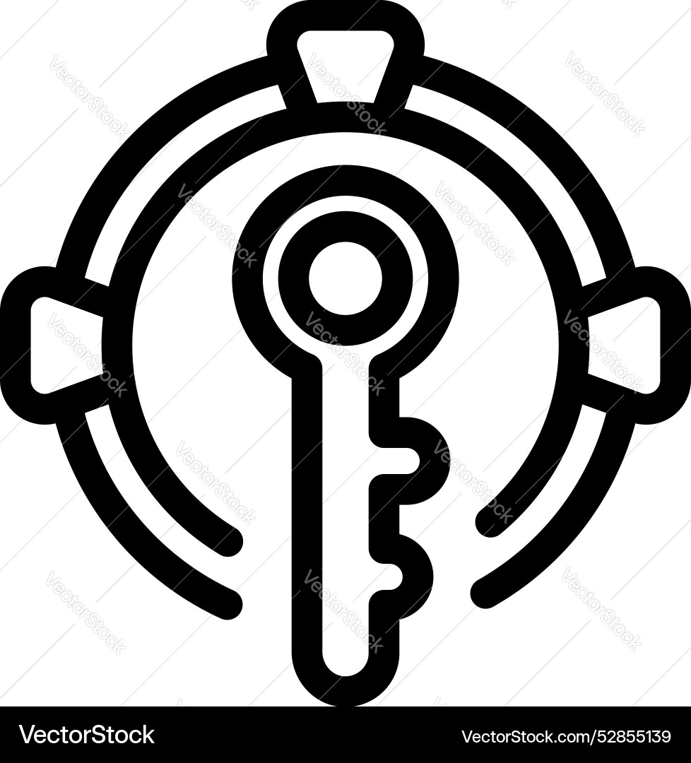 Key performance indicator icon showing business Key performance indicator icon showing business vector image