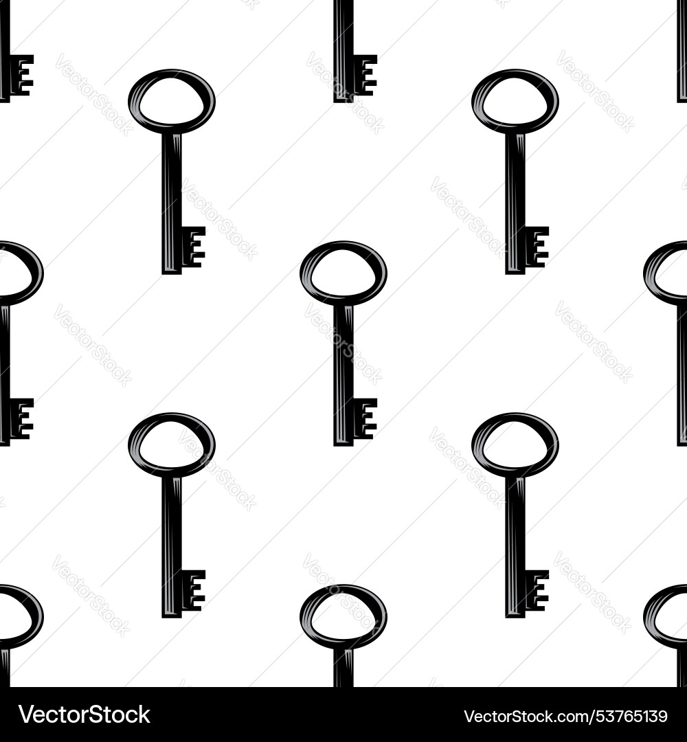 Magnifying glass search icon seamless pattern Vector Image