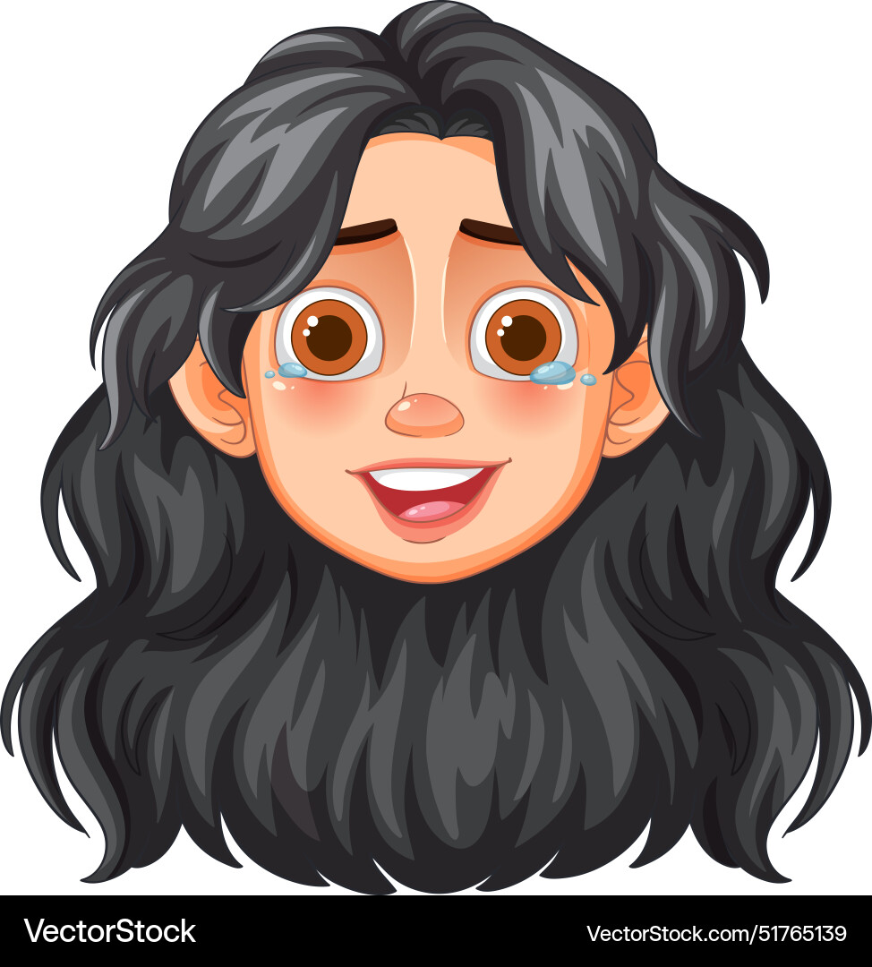Smiling face with tears of joy Smiling face with tears of joy vector image