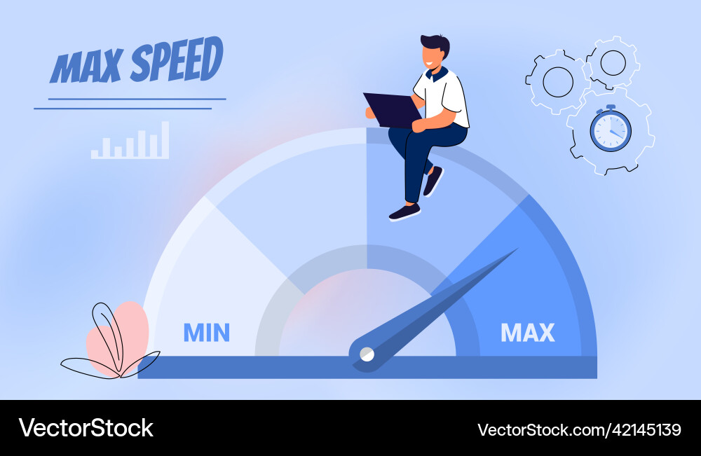 Website loading optimization page speed and seo Website loading optimization page speed and seo Vector Image