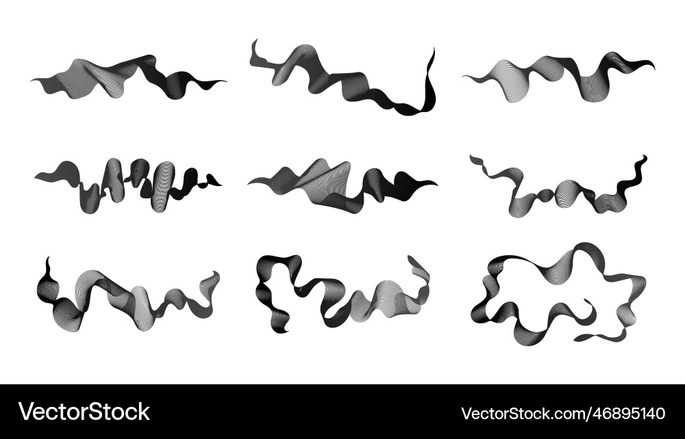 Abstract backdrop with dark wave gradient lines Abstract backdrop with dark wave gradient lines vector image