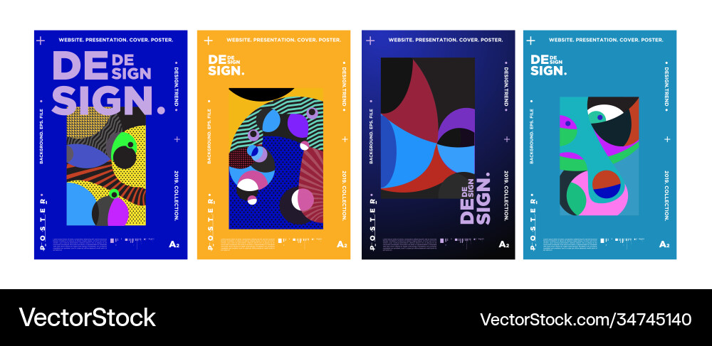 Abstract fun color pattern cartoon texture Vector Image