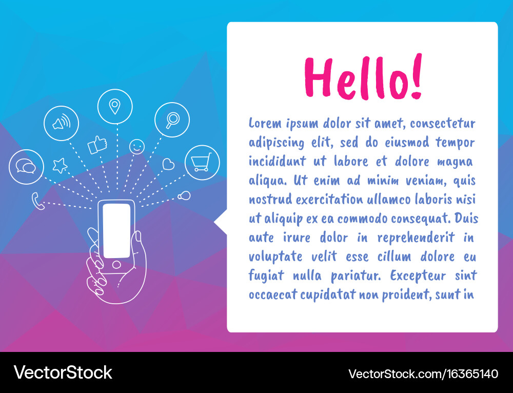 Cloud technology and service for social networking vector image