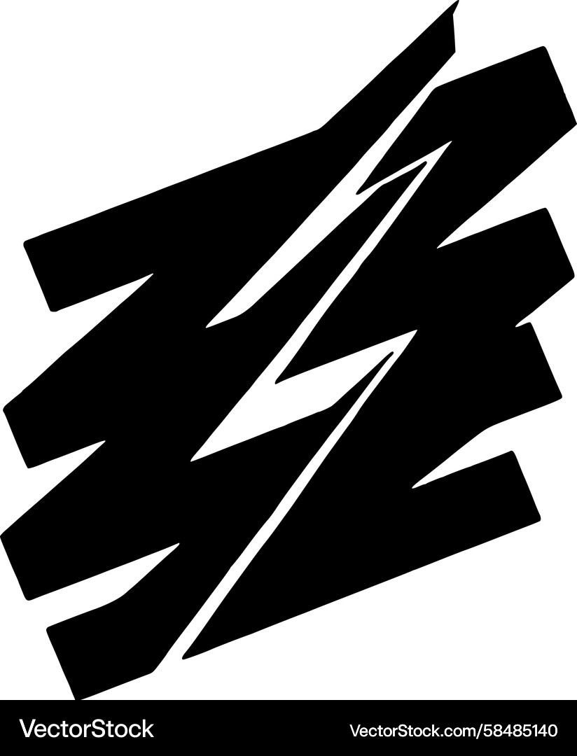 Dynamic Slash Effect Vector Image