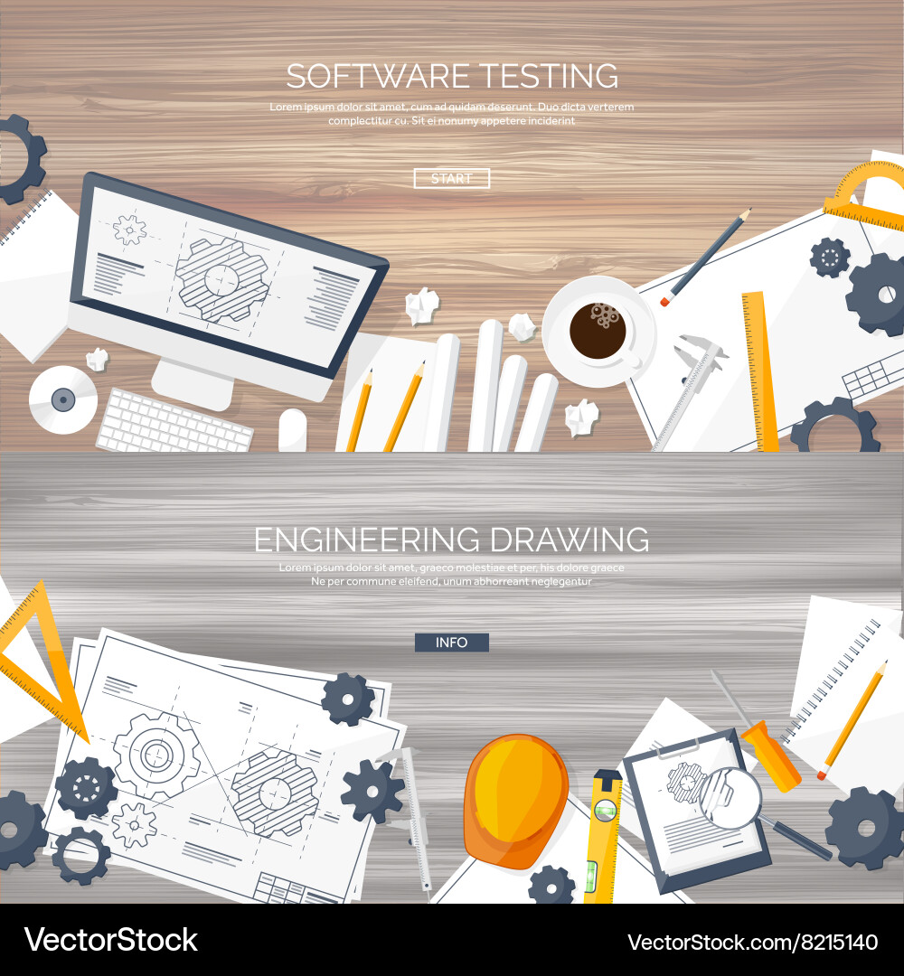 Engineering and architecture Vector Image