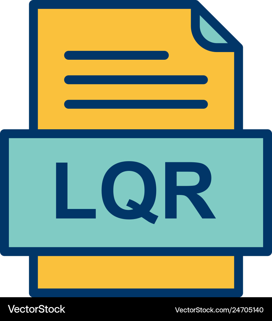 Qr file document icon vector image