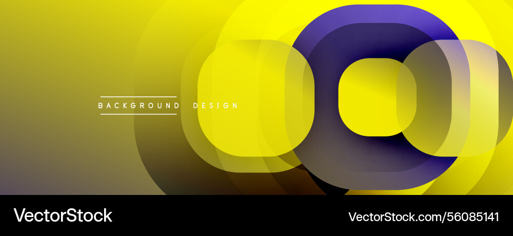 Circular abstract design with overlapping Circular abstract design with overlapping vector image