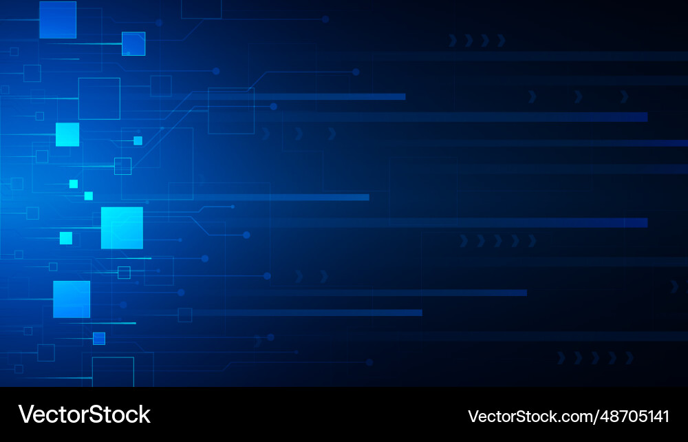 Hi-tech digital data abstract design vector image