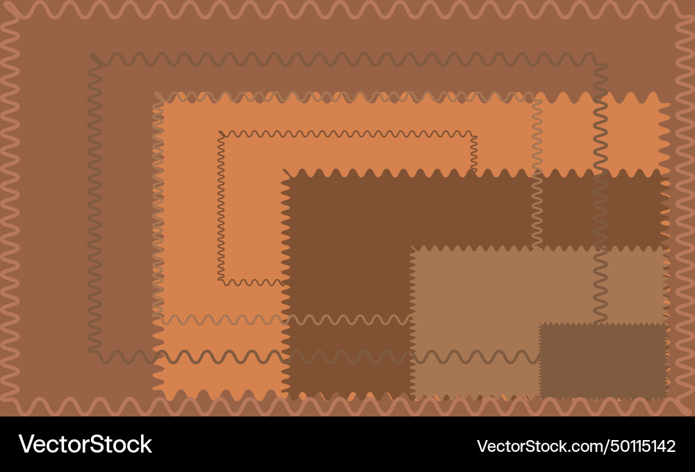 Abstract horizontal background of rectangles vector image