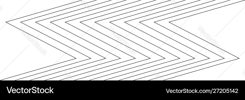 Abstract wavy waving zigzag lines elementvertical Vector Image