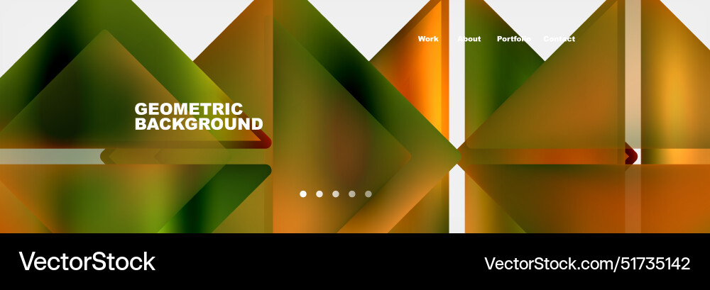 Gradient triangles composition with bright fluid Gradient triangles composition with bright fluid Vector Image