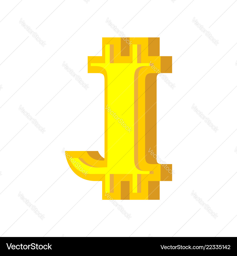 J letter bitcoin font cryptocurrency alphabet – Royalty-Free Vector |  VectorStock