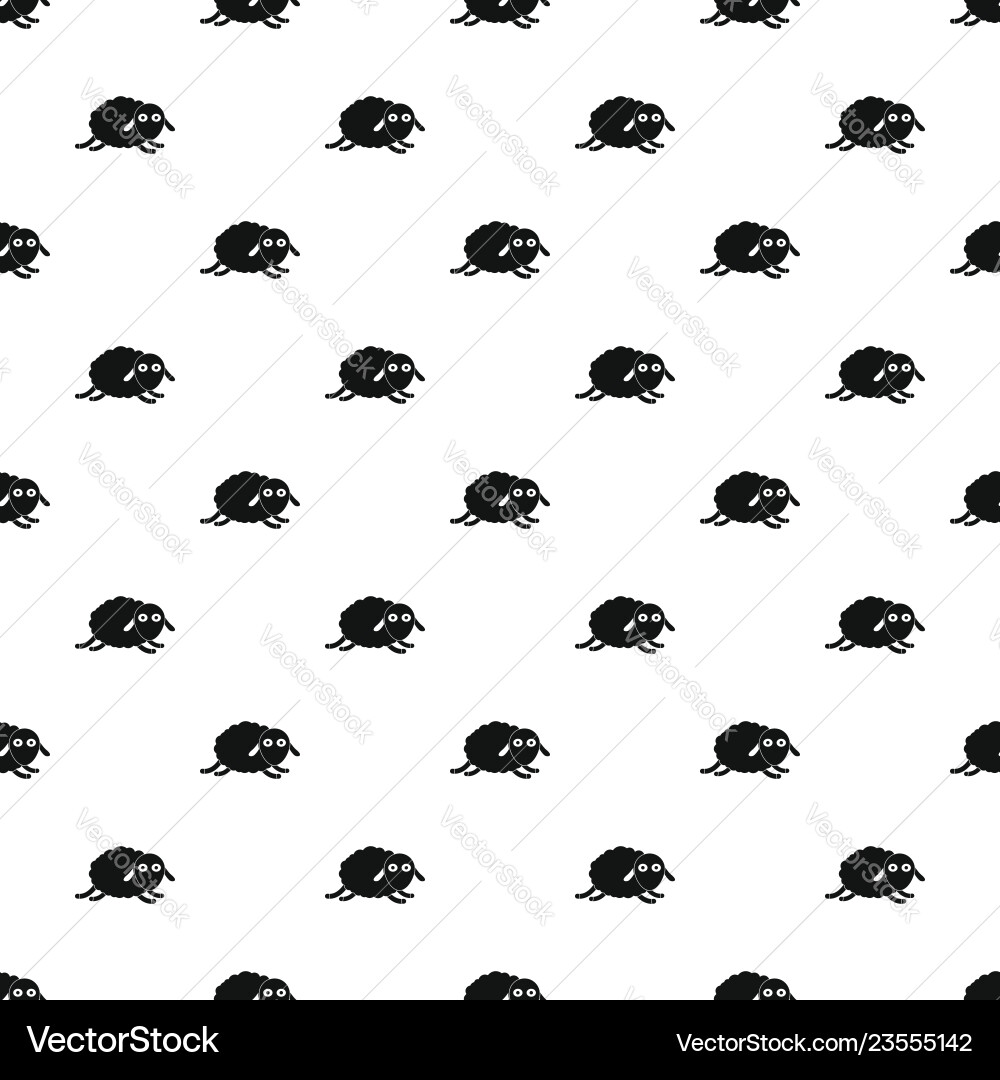 Jumping sheep pattern seamless Jumping sheep pattern seamless vector image