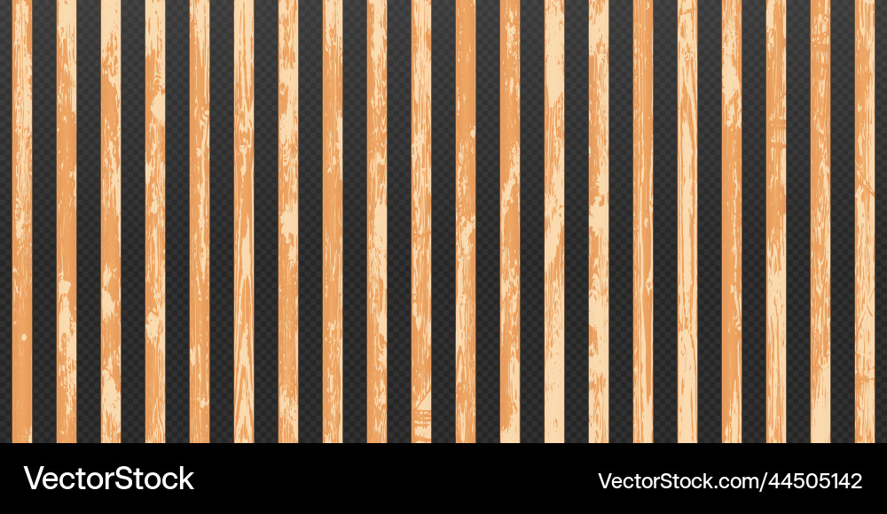 Vertical pattern of thin wooden textured lamellas vector image