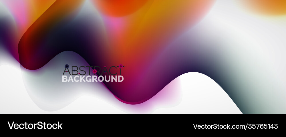 Fluid color gradient abstract background trendy Fluid color gradient abstract background trendy vector image